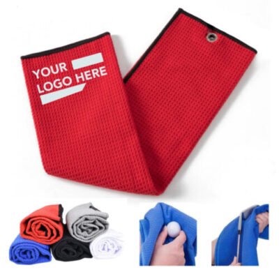 Folder Golf Towel with Grommet