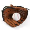 Adjustable Strap PU Leather Teenager Baseball Gloves - Image 2