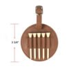 Golf Wooden Tee Set w/Holder - Image 2