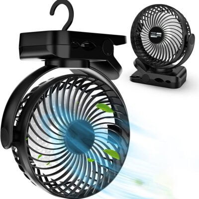 Rechargeable USB Desk Clip w/ Hook