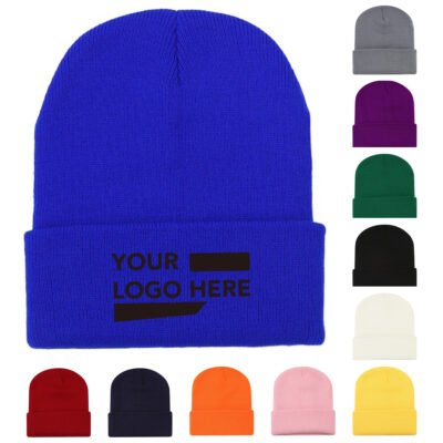 Custom Embroidery Winter Beanie Cap