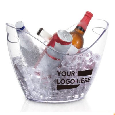 8" Plastic Beer Wine Ice Bucket