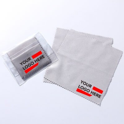 Microfiber Glasses Cloth w/ Clear Pouch