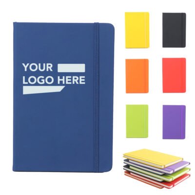 A5 Hard Cover Notebook w/ Strap