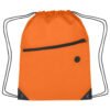 MOQ 10 Zipper Drawstring Bag With Ear Buds Slot - Image 2