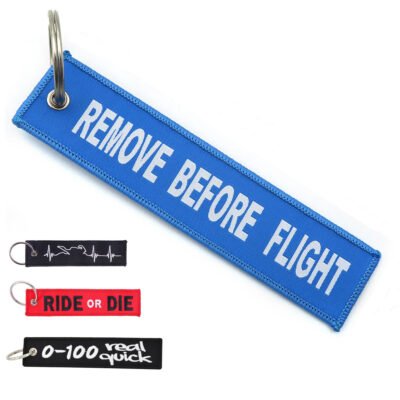 Customized Embroidery Keychain Tag