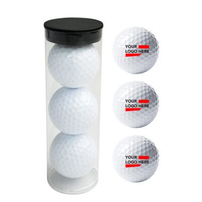 3 Golf Ball Clear Tube