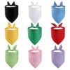 Pet Solid Color Triangle Scarf Bib - Image 3