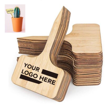 Bamboo Plant Tag Flower Plate