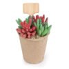 Bamboo Plant Tag Flower Plate - Image 3