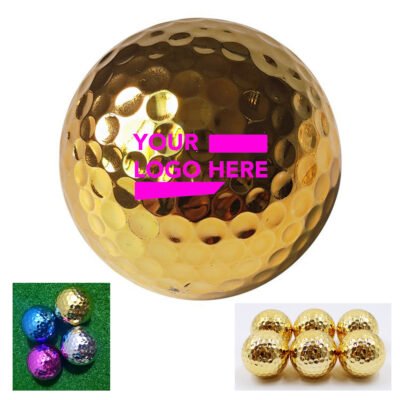 Custom Gift Gold Golf Ball