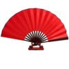 Full Color Custom Folding Hand-Held Silk Fan - Image 3
