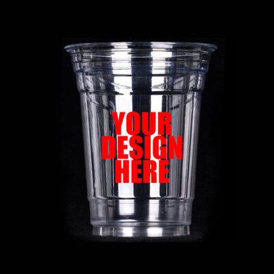 16oz Clear Plastic Party Drink Cup