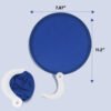 Collapsible Polyester Frisbee Fan With Pouch - Image 2