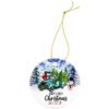 Christmas Round Ceramic Pendant - Image 2