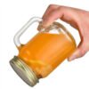4oz Mason Glass Cup With Metal Lid - Image 2