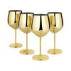 Stainless Steel Champagne Wine Glass - Image 11