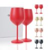 Stainless Steel Champagne Wine Glass - Image 2