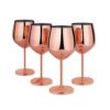 Stainless Steel Champagne Wine Glass - Image 3