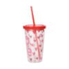 450ml Plastic Beverage Cup w/ Straw - Image 11