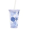 450ml Plastic Beverage Cup w/ Straw - Image 5