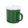 12oz White Enamel Mug Silver Rim With Case - Image 7