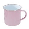 12oz White Enamel Mug Silver Rim With Case - Image 9