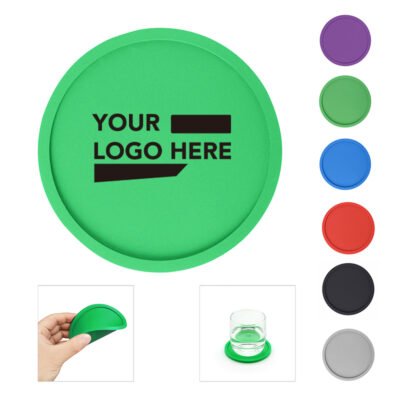 Custom Round Silicone Coaster